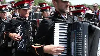 Scarva 2025 - Dunloy Accordion Band - Awarded Best Band of the Day