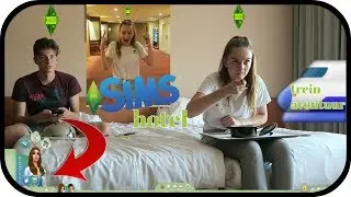 IS DIT EEN SIMS HOTEL?! TREIN Avontuur #vlog38