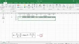 E-15: Excel on [15] Computation of the water surface profile - The direct step method - rectangular
