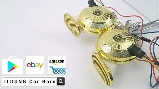 ILDUNG CAR HORN Digital Gold Slim 1 Sound