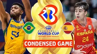 Brazil 🇧🇷 vs Spain 🇪🇸 | Full Game Highlights | FIBA Basketball World Cup 2023