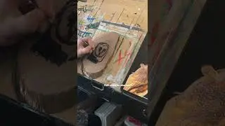 Painting an owl #art #birds #acrylicpainting #owl #artchallenge