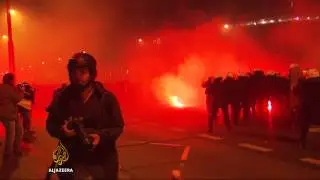 Polish independence day turns violent