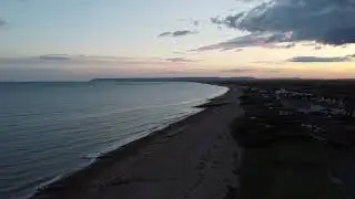 Cooden Beach Sunset by Drone