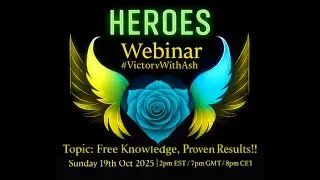 Heroes  Webinar 19/10/25   #VictorywithAsh