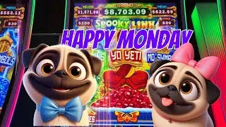 This is Gonna Be So Much FUN! Spooky Links Yo Yeti Slot Machine | Gambling Pugs
