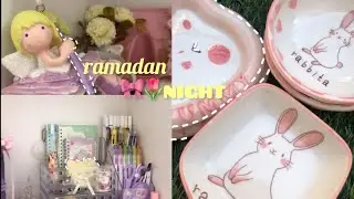 Ramadan night 🌗ڕەمەزان بەشەو cute🌸🎀Plate 🥰 noodles food 🥘