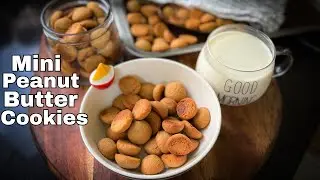 SO EASY, SO GOOD | Easy Mini Peanut Butter Cookies | Soft, Nutty & Delicious Homemade Cookies Recipe