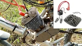Мой обзор модернизированной системы зажигания с двумя контактами для мотоциклов.