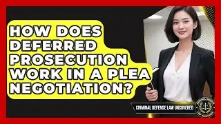 How Does Deferred Prosecution Work In A Plea Negotiation? - Criminal Defense Law Uncovered