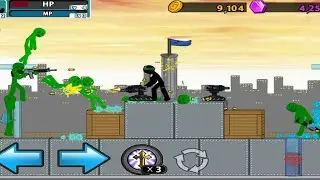 SOBREVIVENDO NO MODO DEFENSE - Anger of Stick 5: Zombie 
