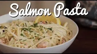 Smoked Salmon Pasta (Cheap & Delicious!) - Crumbs