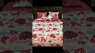 #Fabric:Pure CottonComforter set 8 Piece