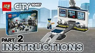 LEGO City 60457 Custom Police Car Garage &ndash; 4K Build Instructions Slideshow (Part 2 of 4)