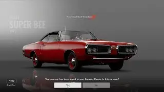Gran Turismo™SPORT Dodge Super Bee Test Race