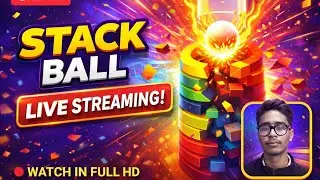 STACK BALL 🔥#2026 Live Gameplay | High Score Challenge 🎮. #shortslive stream  🤯