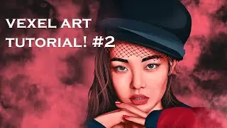 VEXEL ART 2020 (Jennie Kim) #VexelArtTutorial