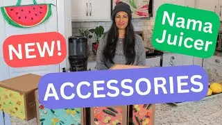 See the new Nama Juicer Accessories!! Making my Veggie Juice with them too!!