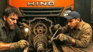 Destroyed Hino Gearbox Rebuilt from Scratch – Incredible Work