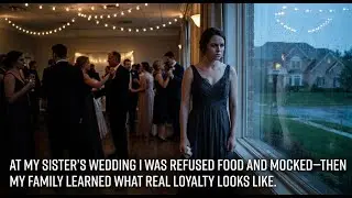 AT MY SISTER&rsquo;S WEDDING I WAS REFUSED FOOD AND MOCKED&mdash;THEN MY FAMILY LEARNED WHAT REAL LOYALTY.....