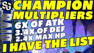 RAID SHADOW LEGENDS | CHAMPION MULTIPLIERS | WE HAVE THEM