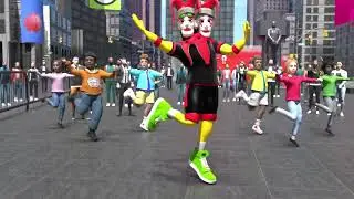 KLETIS 2 KOOL -DROPS NEW DANCE MOVES IN TIME SQUARE HELLO !!
