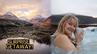 We SURPRISED our families with a LUXURY LODGE | Scotland Luxury Hot Tub Lodge Getaway