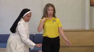 Nuns, therapy dogs at Sacred Heart of Jesus Catholic School helping students during first two weeks