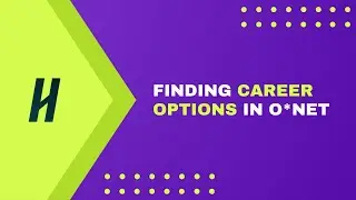 Finding career options in O*Net