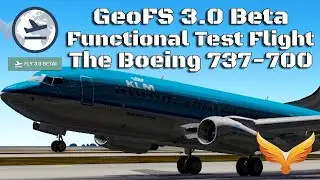 GeoFS Beta 3.0 Test Flight #4, The Boeing 737-700 in Miami Florida