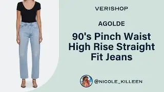 AGOLDE 90's Pinch Waist High Rise Straight Fit Jeans Review