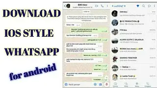 HOW TO DOWNLOAD IOS STYLE WHATSAPP/mrkhanlab