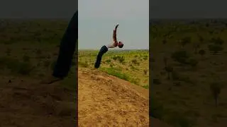 Layout backflip ✅😎 #backflip #layout #stunt #shorts