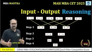 Most Important Topic: Input Output Reasoning for MAH MBA CET and Other Competitive Exam