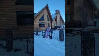 BRIAN HEAD, Utah: Angel's Cabin #shorts #capcut #snowboarding #snow #utah  #therock #teremana