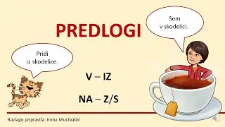 Predlogi v, iz, na, z s