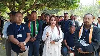 AICC Observer Dr Monica visit to Nitozu village #4 Ghaspani 1 @Akavi N Zhimomi #INC Candidate