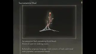 Elden Ring - Where to Farm &ldquo;Sacramental Buds&ldquo; (Read Desc.)