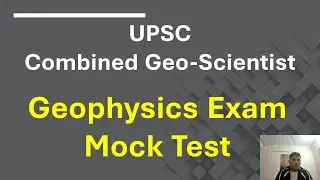 UPSC geoscientist mock test| combined geoscientist exam 2022| combined geoscientist model paper|