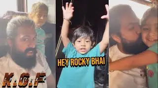 #KGF2 Yash Playing With His Son & Daughter at Home | KGF Chapter 2 | Radika Pandit | TT