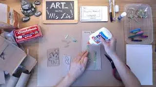 Recycled Art - COLLAGRAPH Part 1: Making the Printing Plate