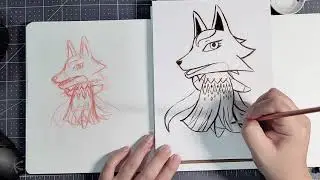 Animal Crossing Inktober 2020 Day 18 Whitney as Disney Elsa Timelapse