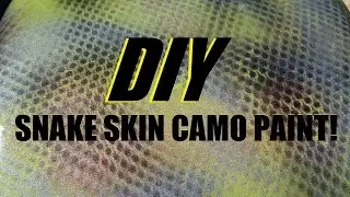 DIY - Snake Skin Camo Paint! +Tips!
