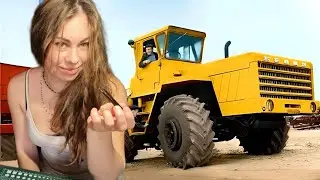 Модель огромного ТРАКТОРА БЕЛАЗ
