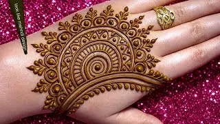 Simple Stylish backhand arabic mehndi design | Easy mehndi design | mehndi designs | mehndi