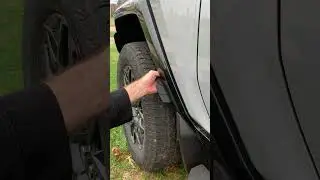 11 second Hummer EV stone guard removal. #1fastguard #hummerev #mudflap #caraccessory #hummer #usa