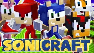 СОНИК ЁЖ в Майнкрафте! | Мод Sonicraft для Minecraft