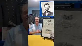 Old Abe's Ink! Rafael Eledge of ShilohRelics.com Abraham Lincoln Autographed Commission #history