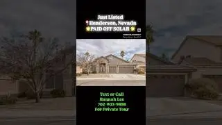 Your Home with Paid Off #Solar in Henderson, Nevada #home #realestate #buy #hannahleelasvegasrealty