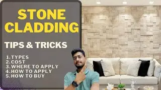 Natural Stone Cladding for wall design || Cost of Stone Cladding || Benefits || Interior & Exterior